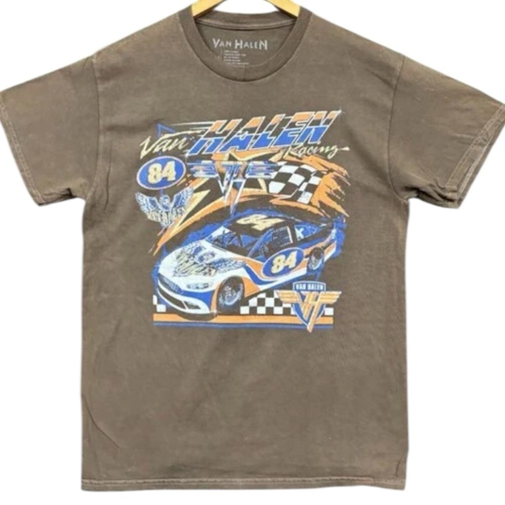 Urban Outfitters Van Halen 1984 Racing promo rock graphic tee shirt